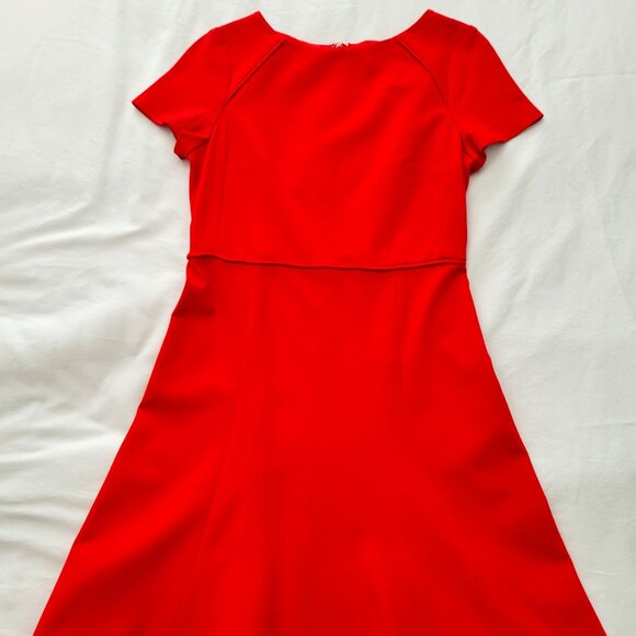 Bright Red J. Crew A-Line - Picture 1 of 7
